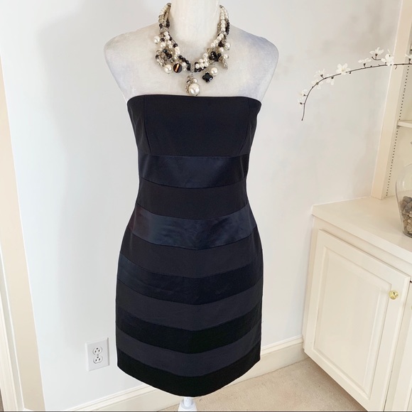 Laundry by Design Dresses & Skirts - Laundry by Design Strapless Black Striped Dress 4